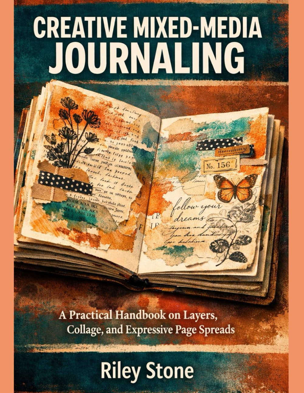 CREATIVE MIXED-MEDIA JOURNALING: A Practical Handbook on Layers, Collage, and Expressive Page Spreads