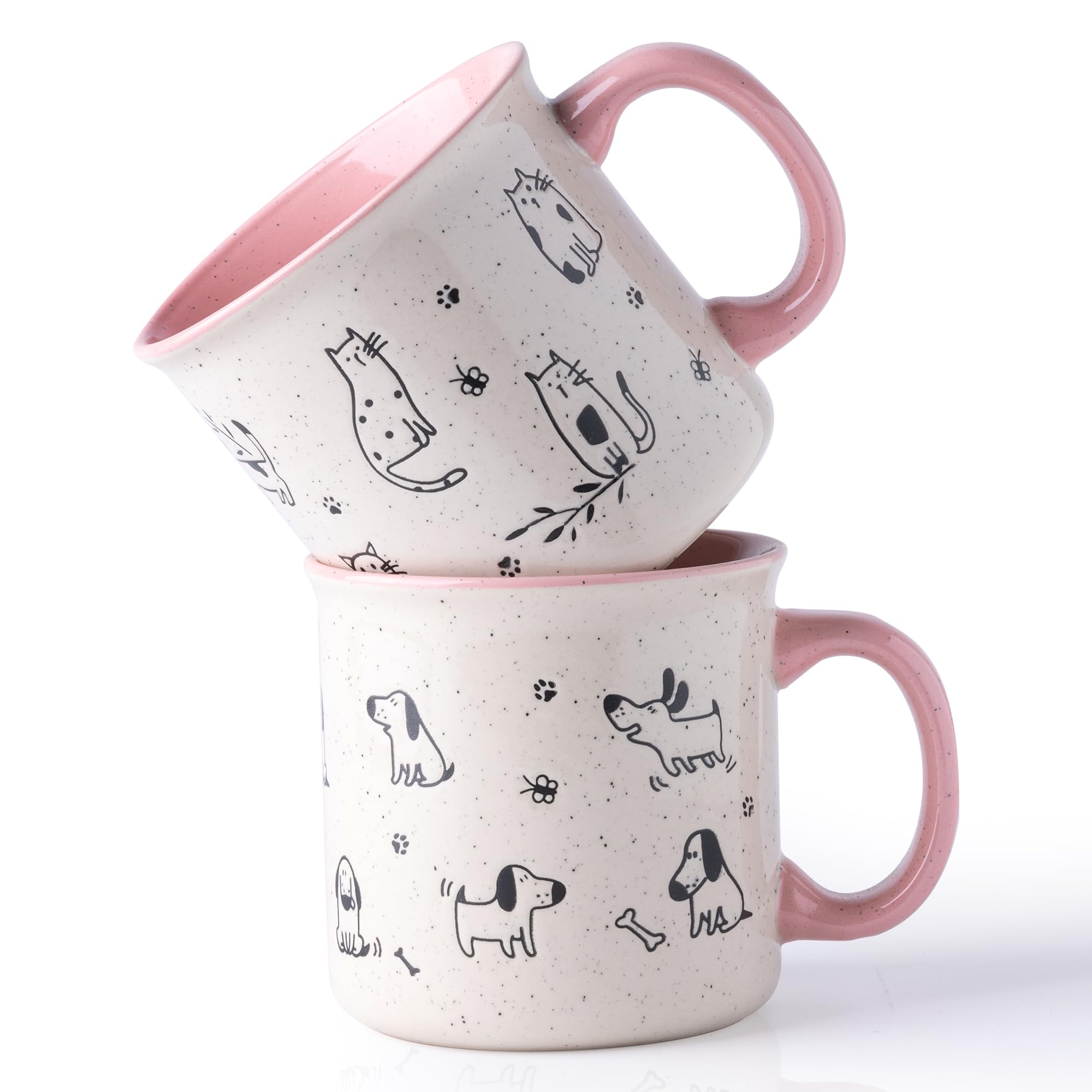 22 OZ Large Ceramic Coffee Mugs Set of 2 Oversized Mugs With Big Handle for  M... | eBay