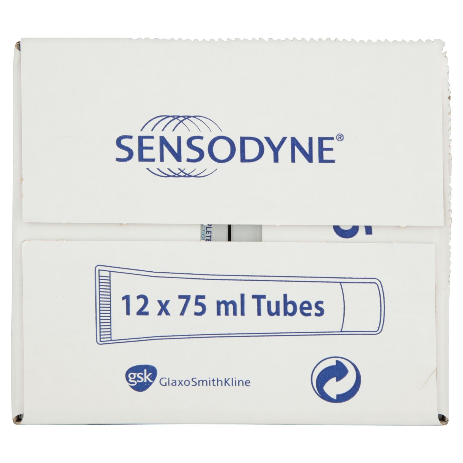 12 x Sensodyne Pełna ochrona Pełna codzienna pasta do zębów 75 ml