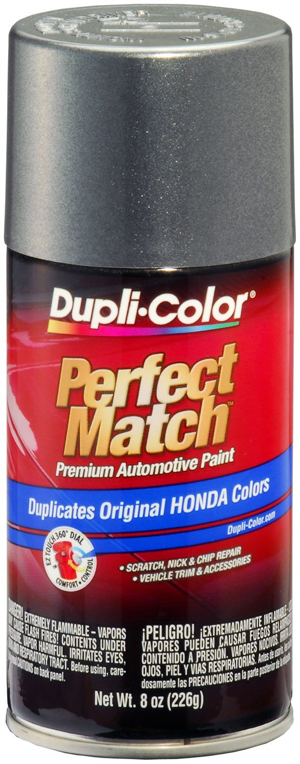 Dupli-Color (EBHA09907-6 PK) Polished Metal Metallic Perfect Match Automotive Paint For Honda Vehicles - 8 oz. Aerosol, (Case of 6)