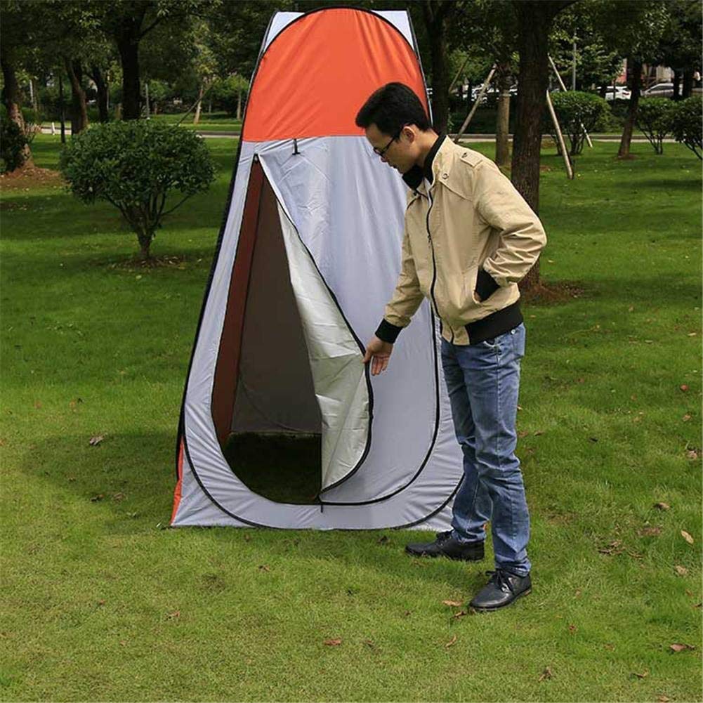 Toilettenzelt Pop Up Zelt for Campingzelt Dusche Sichtschutzzelt for Umkleiden Umkleidekabine Strand Angeln Wandern Tragbar Outdoor Toilettenzelt (120x120x190cm)