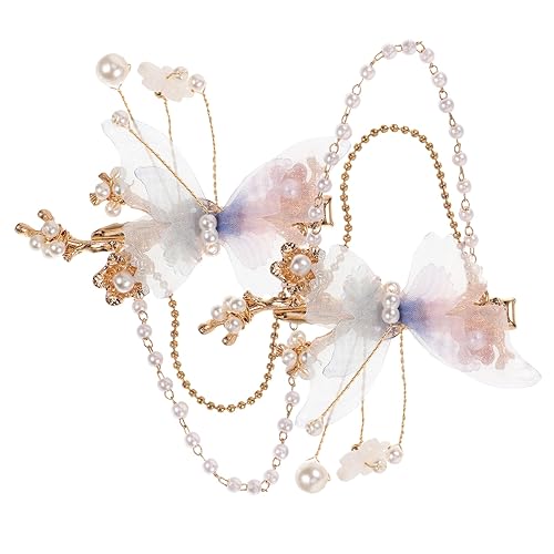 POPETPOP 2 pinzas para el pelo de las mujeres Horquillas para el de mujer, pinzas para el pelo de estilo chino, accesorios para el cabello nupcial,