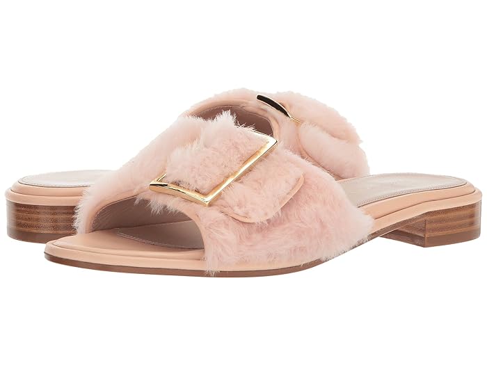 stuart weitzman fur sandals