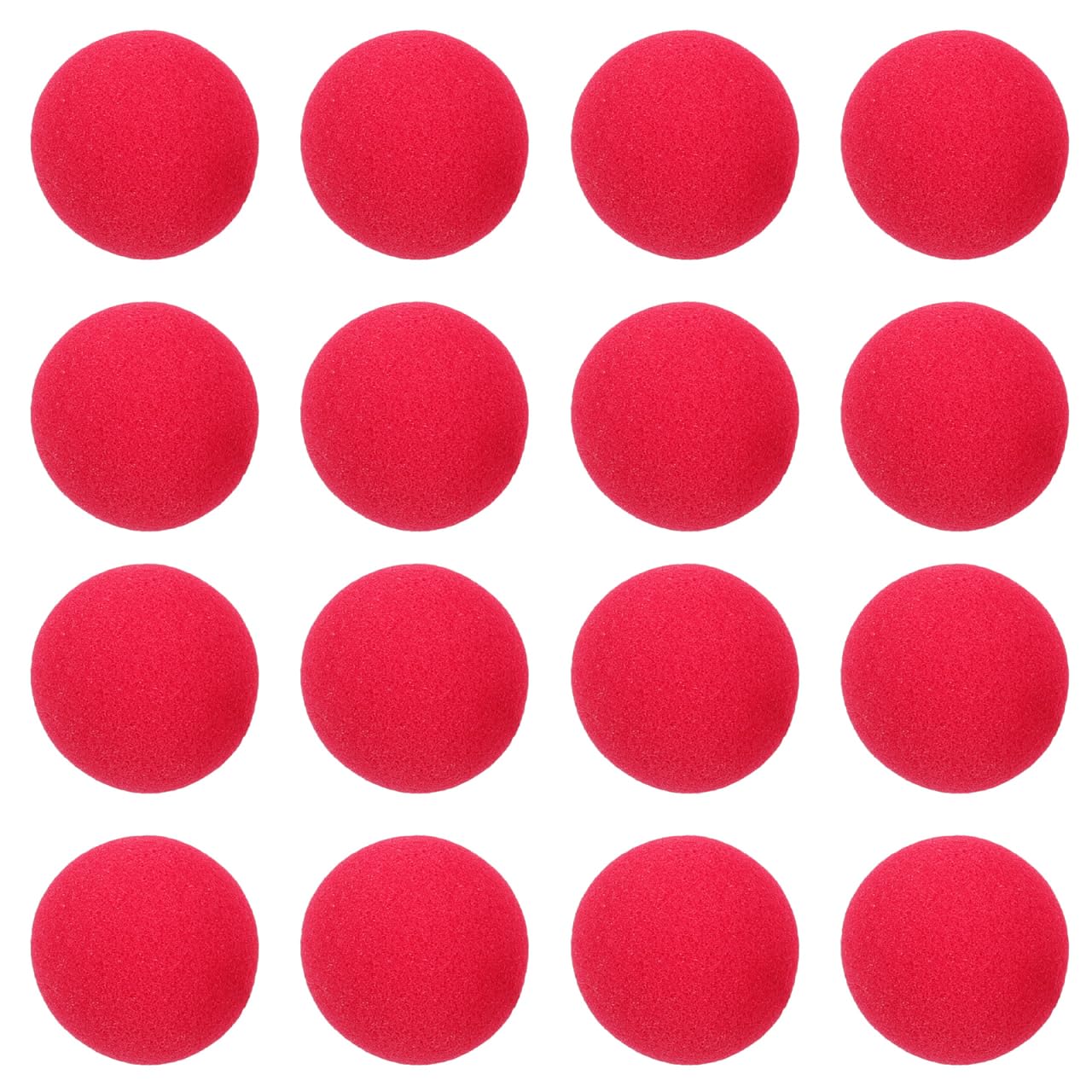 Alipis 50 Pcs Red Clown Noses: 50mm Foam Sponge Circus Noses - Kids Clown Costume for Halloween Christmas Party Decorations Masquerade Cosplay Costume Accessories