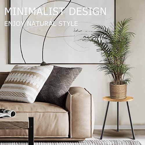 Miniatura 2 de Soporte para Plantas de Interior, Soporte para Plantas de Madera de Mediados de Siglo Mesa para Plantas para Macetas de Flores, Soporte Alto de