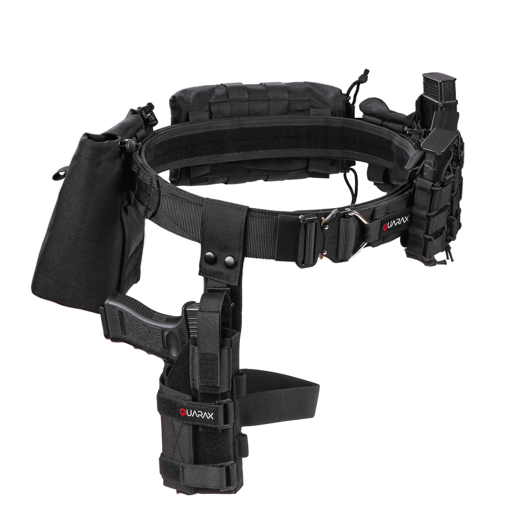 Buy Quarax Battle Belt with Accessories Molle Airsoft Belt Set with