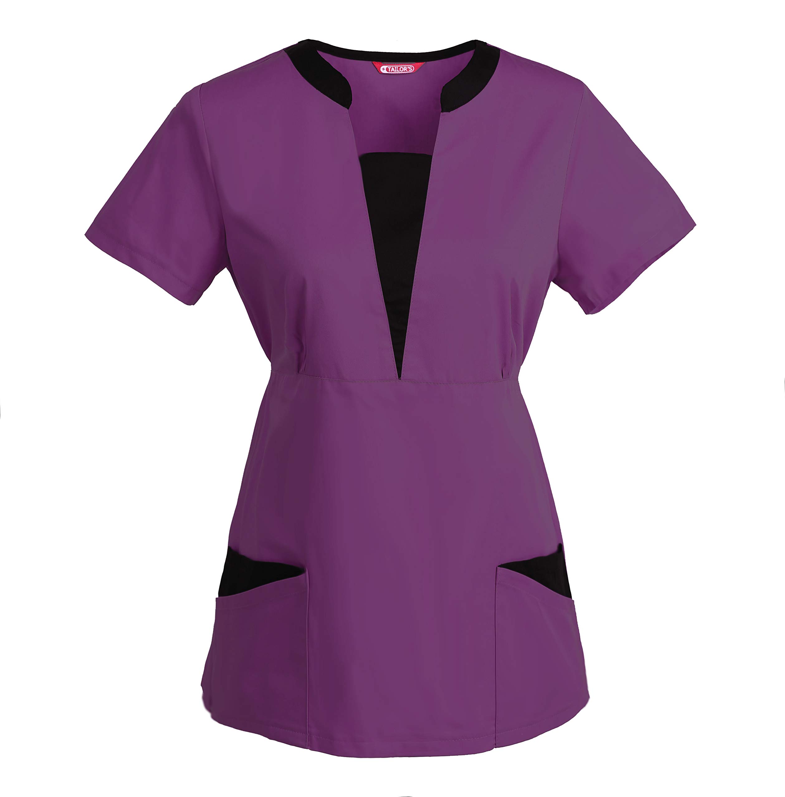 Landau Women's V-Neck Tunic Scrub Top, Style 8219