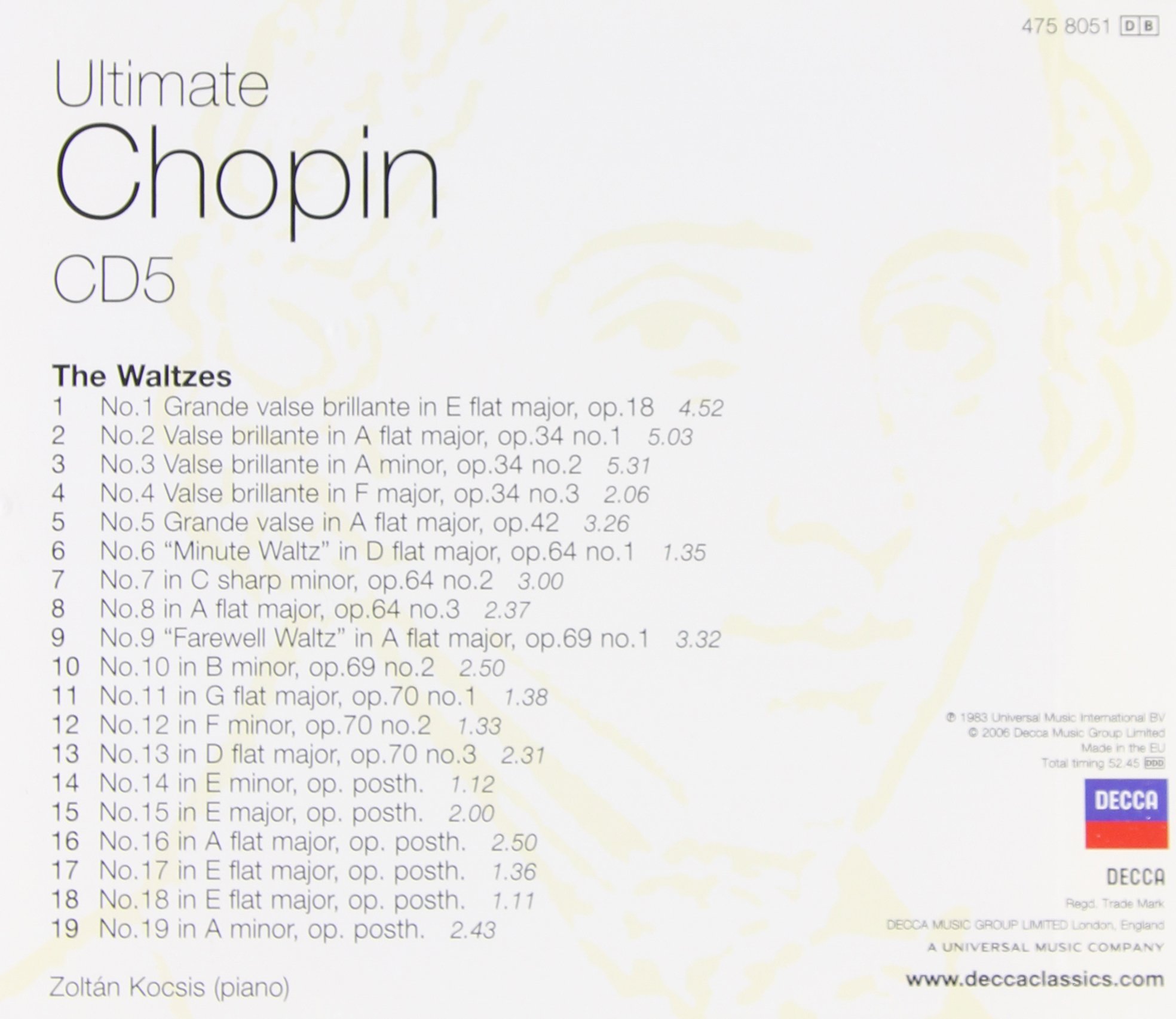 Ultimate Chopin (5cd Box Set)