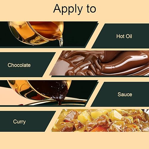 Miniatura 3 de Cacerola de acero inoxidable, sartén antiadherente multiusos con boquilla de vertido para cocinar, calentar, aceite de chocolate caliente con leche,