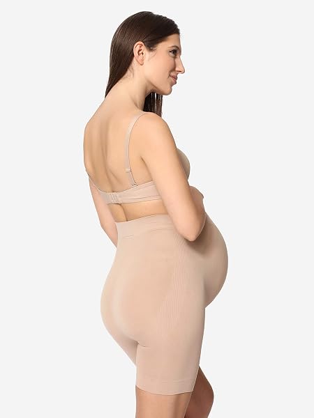 Be Mammy Maternity Shorts for Women High Waist No Side Seams Lingerie Pregnancy Maternity Clothes 06 15 - 4