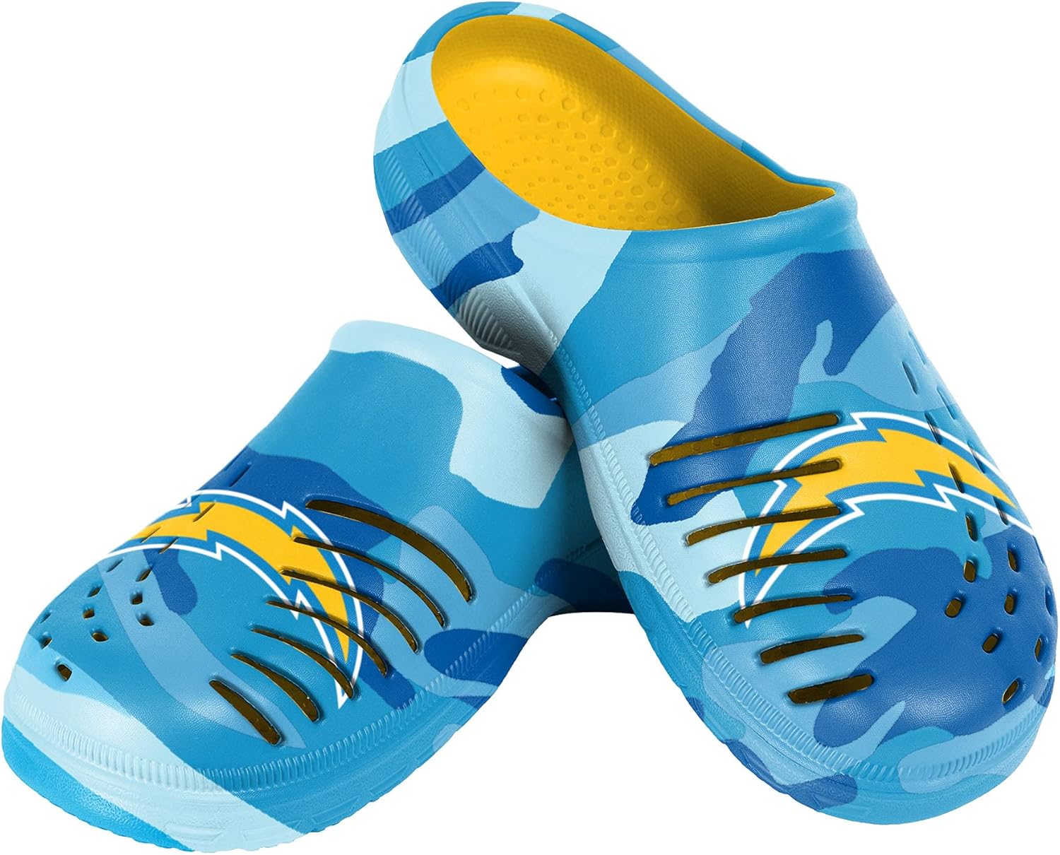 FOCO Men's NFL Team Logo Garden Water Sandals Shoes Slipper Clogs