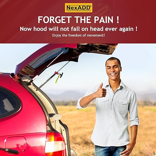 Miniatura 9 de Abrazadera de puntal de capó y pinza de bujía, herramienta 2 en 1 de 0.472 in con punta de latón rosa, 2 piezas, herramienta universal de soporte de