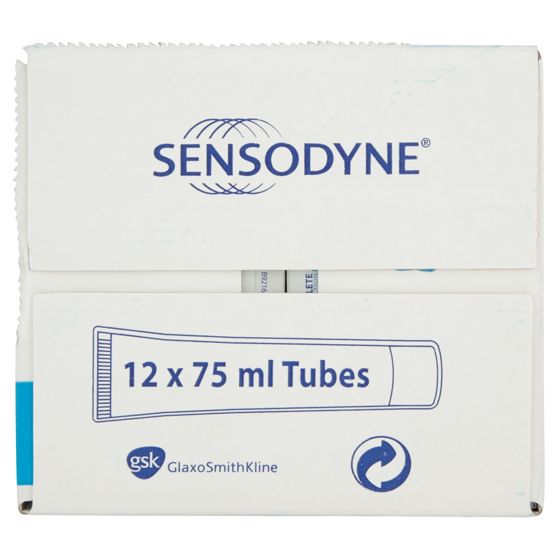 12 x Sensodyne Pełna ochrona Pełna codzienna pasta do zębów 75 ml