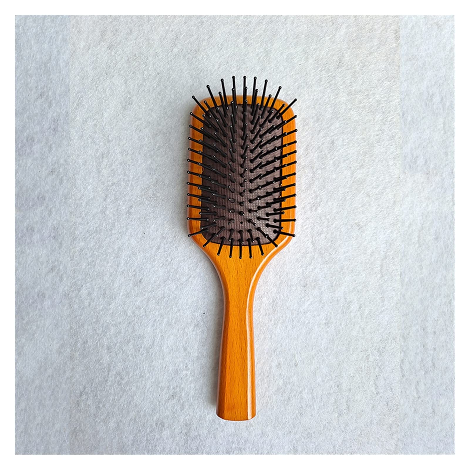 Cojín peinador de Madera peinador de Cabello Cabello Liso Cabello Rizado Peinado Peinado (Color : 19.5x6.7cm-Comb)