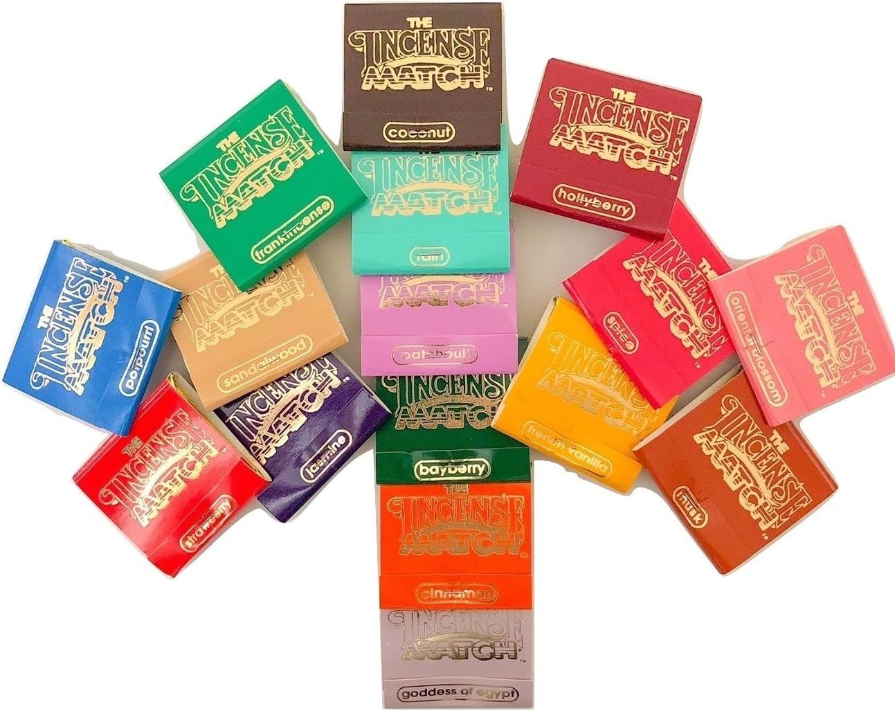 Incense Matches Lot of 10 Assorted Variety Scented Match