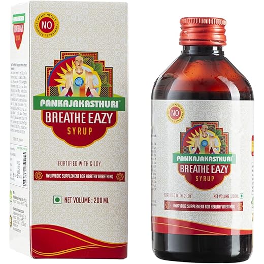 Pankajakasthuri Breathe Easy Syrup 200ml