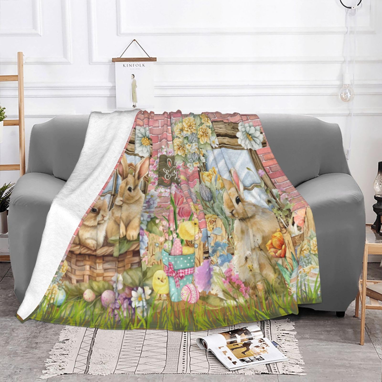Meerschweinchen Fleece-Decke – Weiche Flanell-Decke 50x40 Cm Für Sofa & Bett