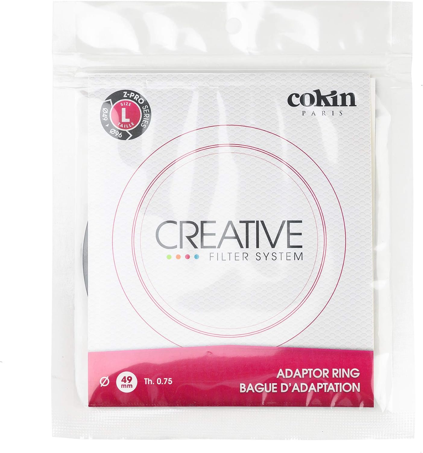 Adaptor Ring Ø 49 mm-th 0,75