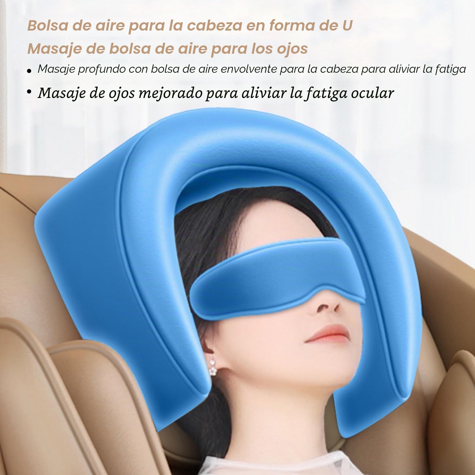 Sillón de Masaje Corporal,Gravedad Cero con Pista SL y Calentamiento Estiramiento Yoga Intensidad Ajustable Apto para Uso Doméstico GH-A19(Bianco)