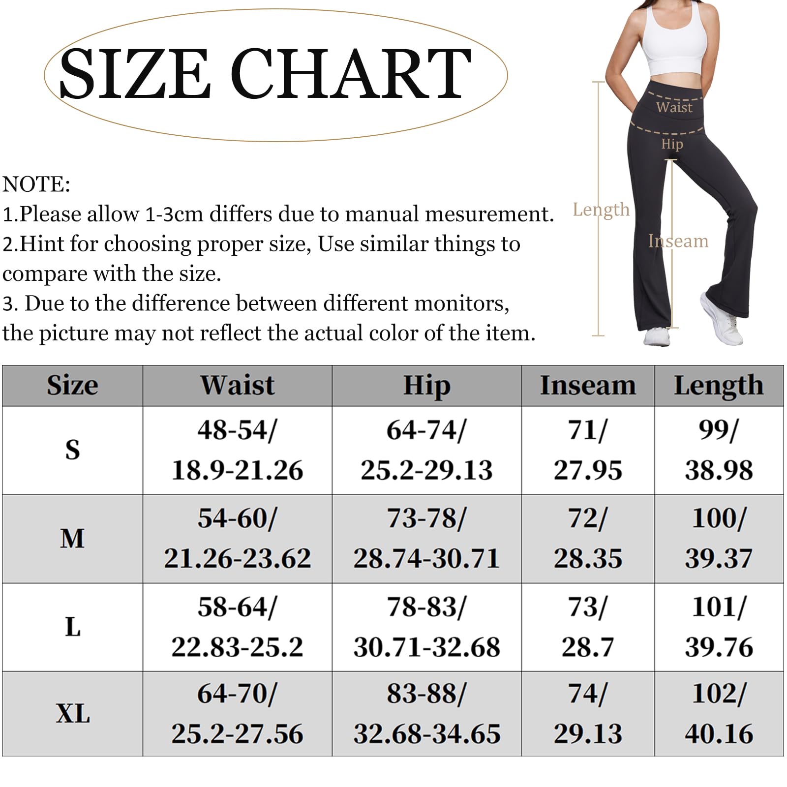 Pantalones de Yoga para Mujer Cintura Alta Yoga Pants Bootleg Pantalones de Jazz Control de Barriga Elasticos Comodos para Fitness,Entrenamient,Gym, Deportiva,Casual, Trabaj