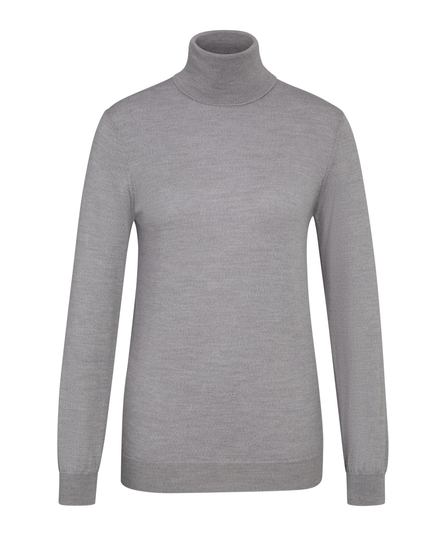 Falke Mujer Basic Roll Neck New Merino suéter pulóver Elegante clásico para el Trabajo y el Tiempo Libre con Cuello Alto Transpirable regulación climática antiolor Lana 1 Pieza