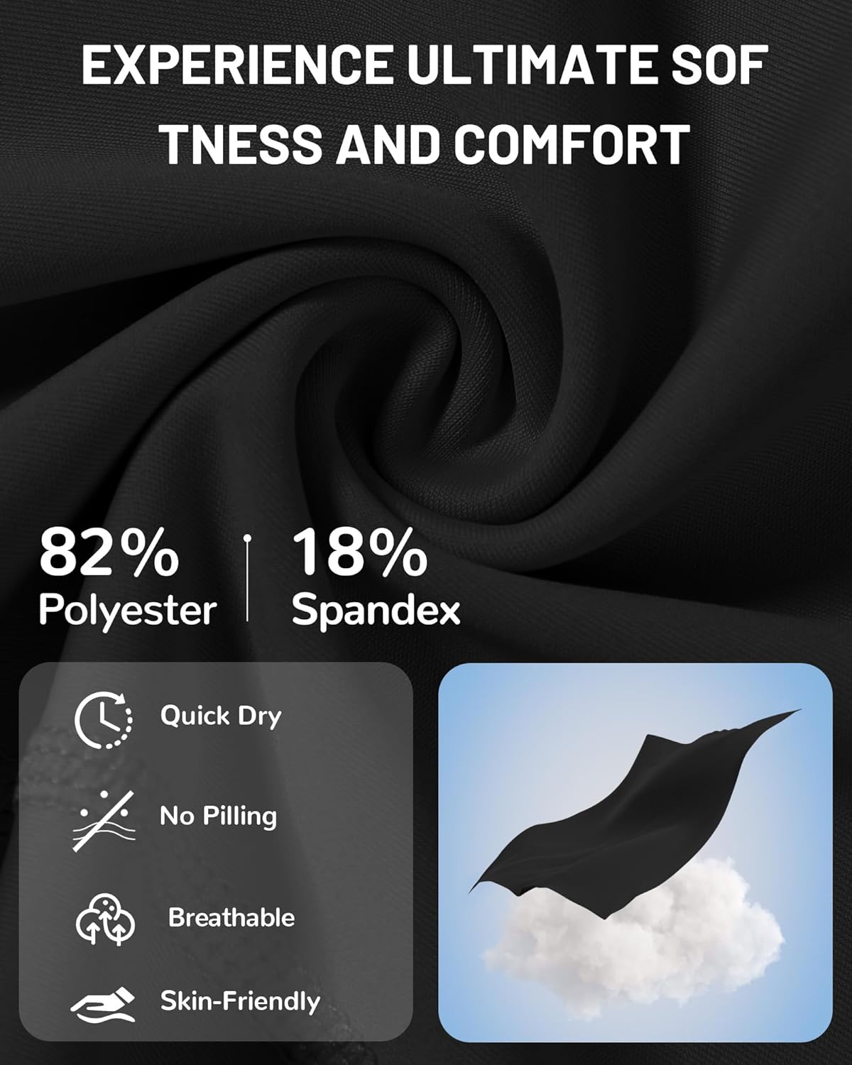 Moozava No Front Seam Womens 3"/5"/8" Workout Biker Shorts - High Waisted Tummy Control Spandex Shorts for Yoga Running Gym - Image 5