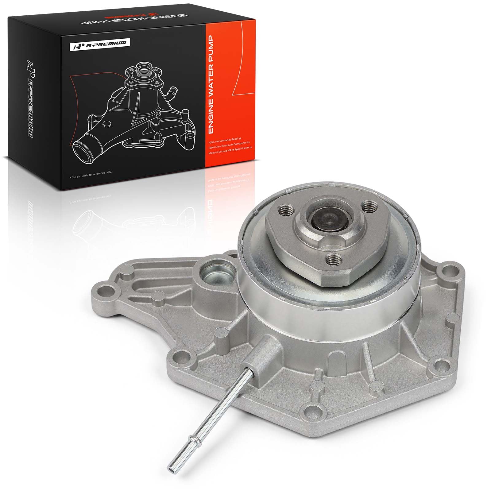A-Premium Engine Water Pump with Gasket - Compatible with