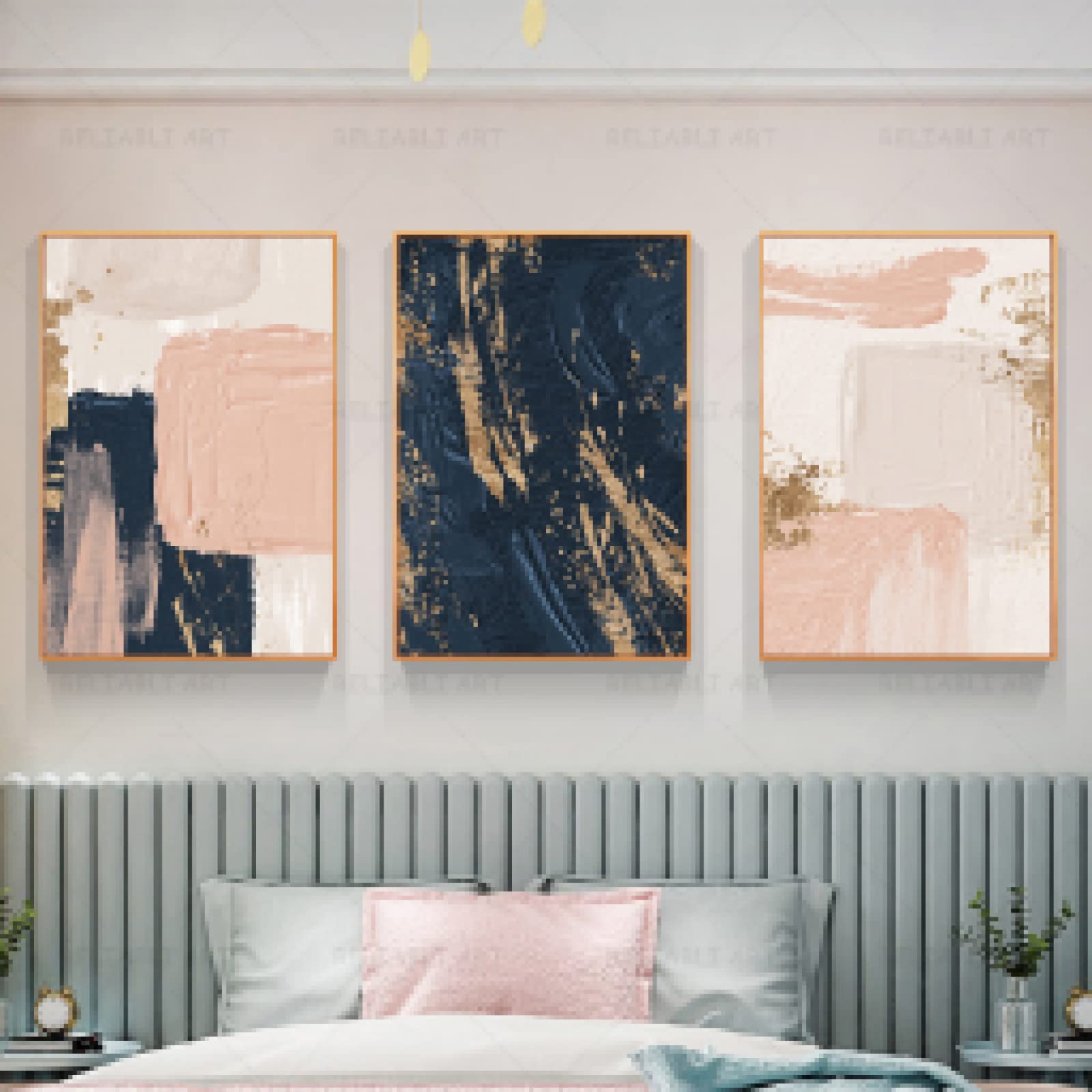 Porche Décor Mur Art Toile Abstraite Moderne Ambiance Douce - 8