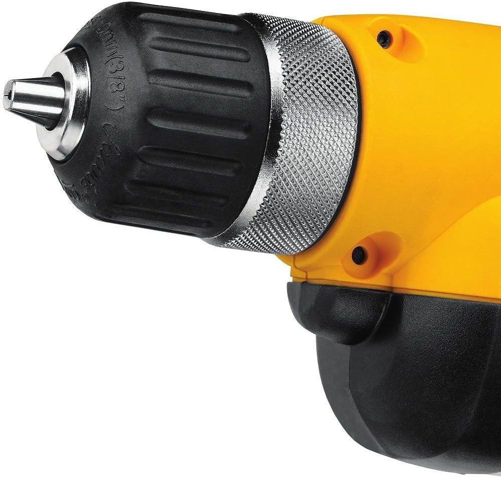 Dewalt DWD110KR 7 Amp 0 - 2500 RPM Variable Speed Pistol Grip 3/8 in. Corded Drill Kit with Keyless Chuck (Renewed)