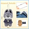 Stray Kids SKZOO Plush Doll 12 cm 'Magic School' Keyring & Backpack Pendant - Cute SKZOO Cuddly Toy Collectible