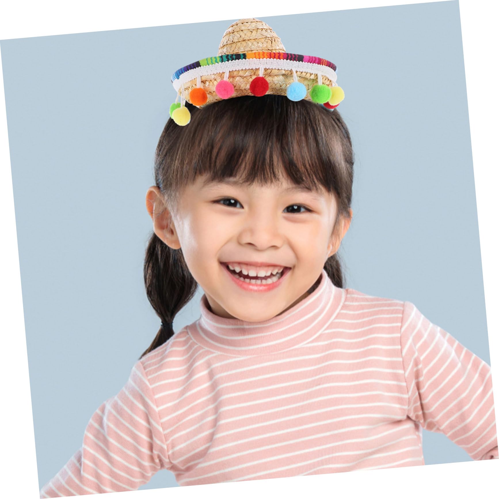 Cabilock 5 Piezas Pequeño Sombrero Gorro De Para El Sol Sombrero De Fiesta De México De Español Disfraz De Sarape Mexicano Para Niños Hawaiano Poliéster