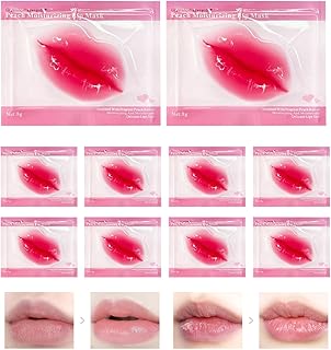 Protetores labiais | Pacote de protetores labiais hidratantes em gel para lábios,Bloco calmante seguro dos remendos do reparo do bordo do gel para a pele seca dos cuidados pessoais da pele Shrigm