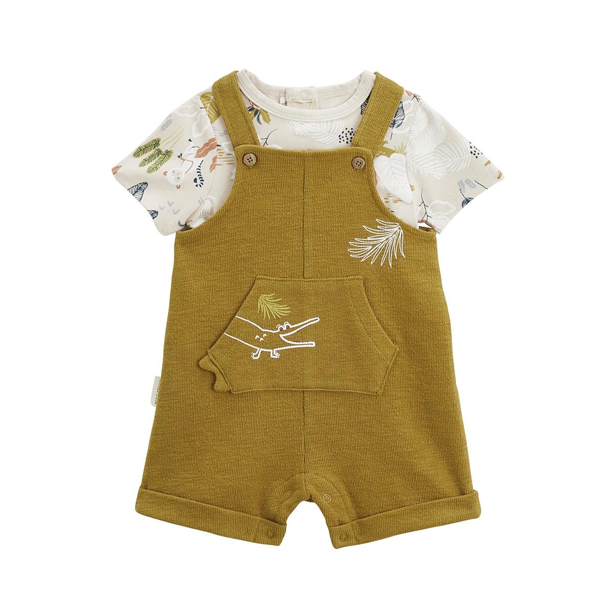 Petit Béguin - Ensemble salopette bébé et t-shirt Costa