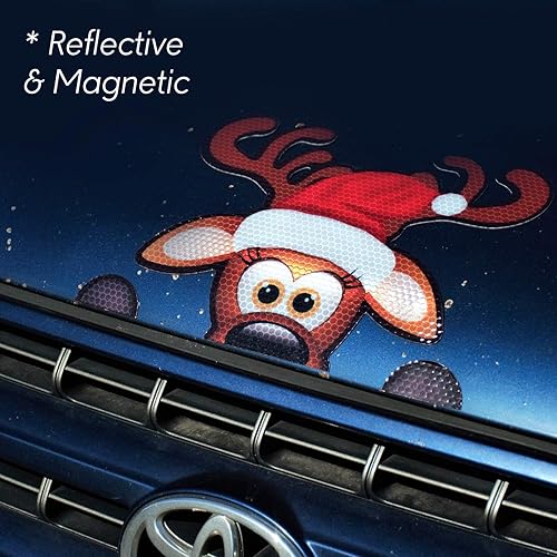 Miniatura 7 de Bigtime Signs Christmas Car Decoraciones  Ideal para neveras también  Imán de automoción de vacaciones