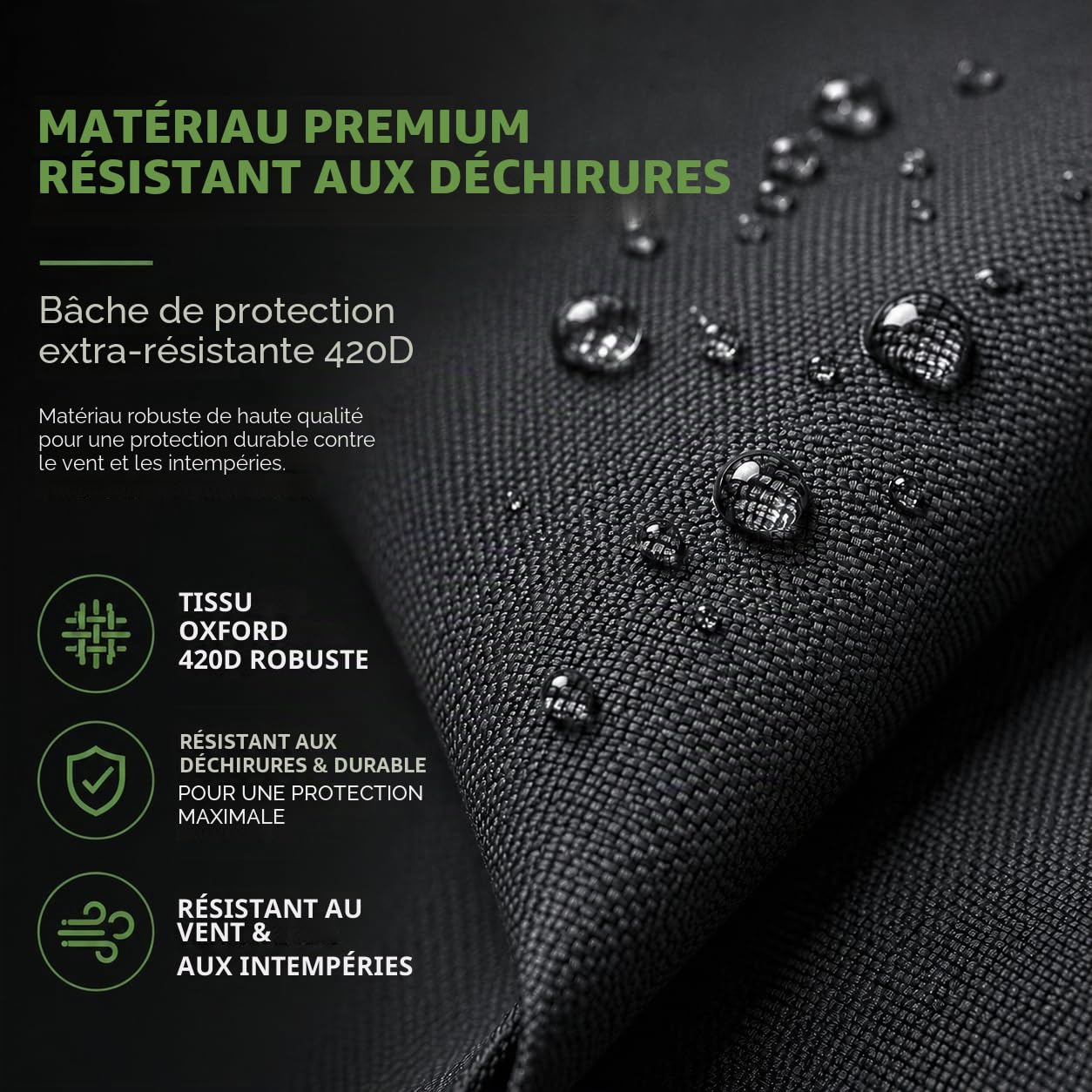 Housse de protection pour balancelle de jardin 2,3,4 places, imperméable, coupe-vent et protection UV – Bâche indéchirable pour balancelle de jardin et banc à bascule – 210 x 150 x 150 cm