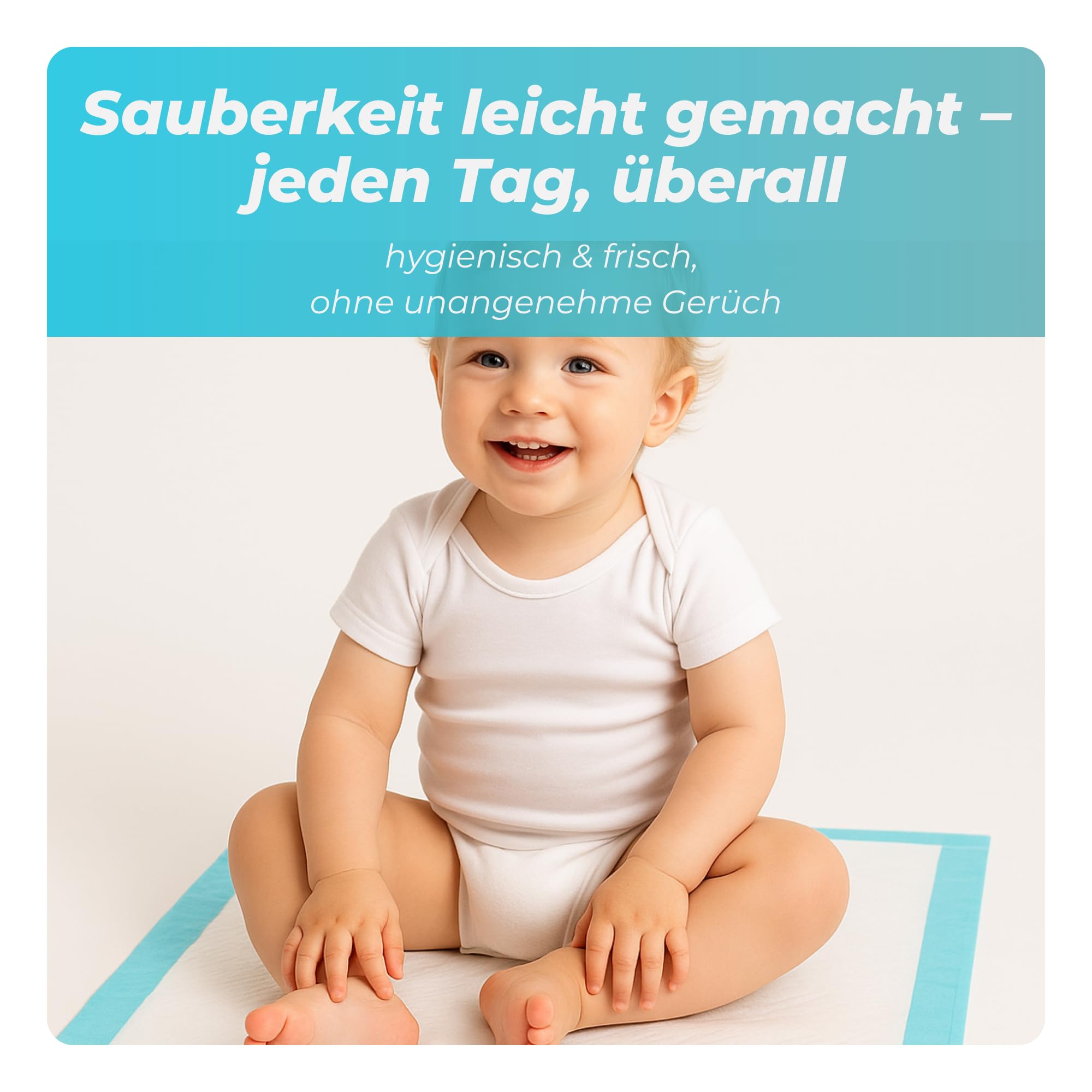 100 Pièces 45x60 cm Alèses Jetables Bébé sous-Couche Imperméable 6 Couches Ultra Absorbante Tapis à Langer Protection Lit Enfant Voyage