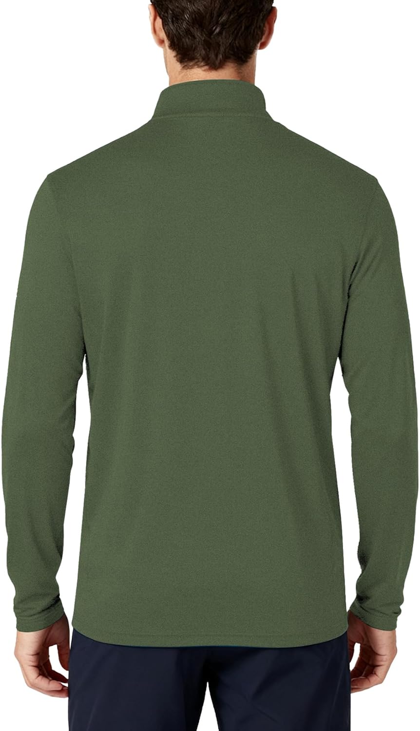 Mens Long Sleeve Shirts Quarter Zip Pullover UPF 50+ Sun Protection Wicking Moisture Workout Running Casual Athletic Tops - Image 4