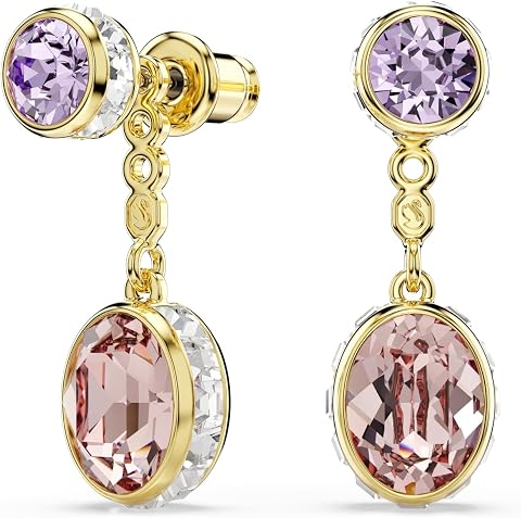 Swarovski Chroma Collezione, Tagli misti, Multicolore, Placcato tonalità oro