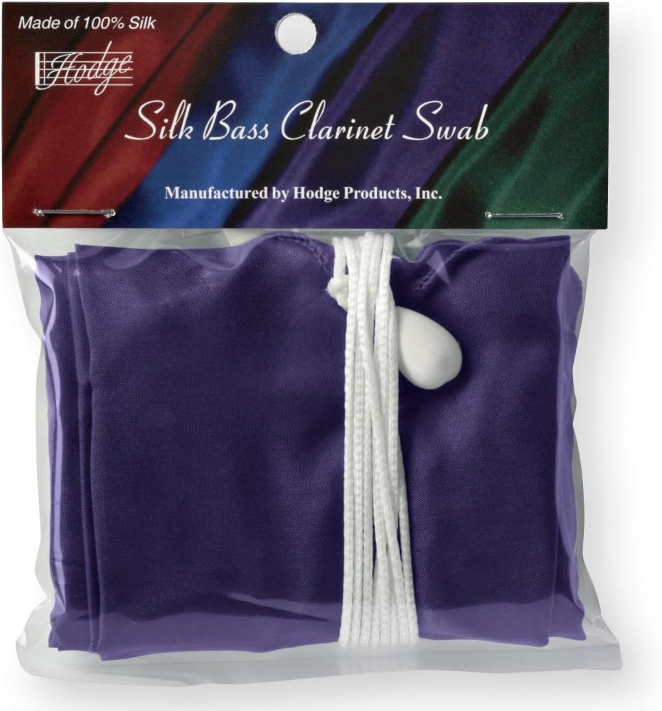 Hodge BCP Silk Bass Clarinet Swab, Purple