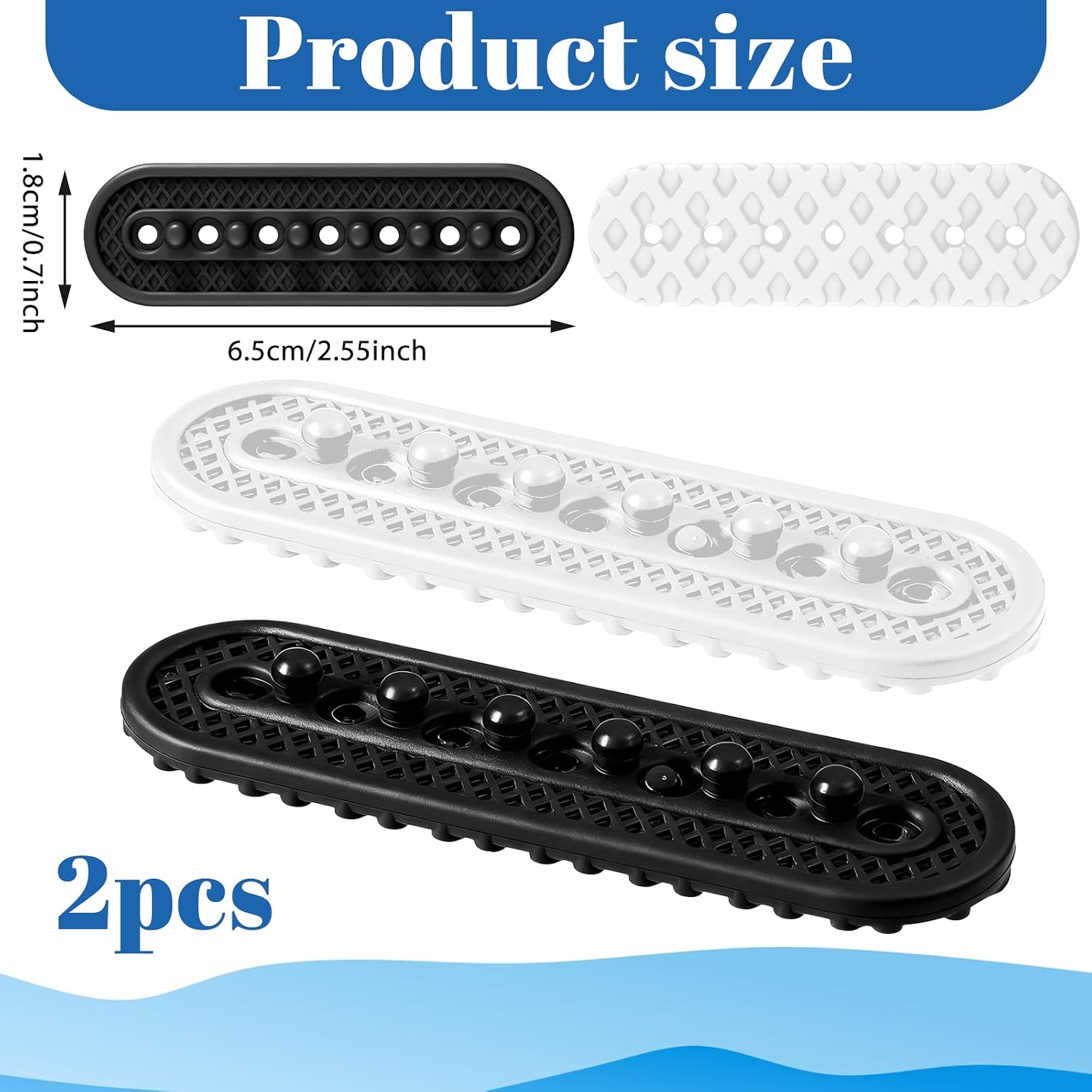 2 Pack Snapback Extender Hat Extender Hat Size Snapback Adjustable Hats Snap Buckle Fastener Silicone 7 Hole Cap Half Size Extenders for Baseball Caps Repairing Replacement