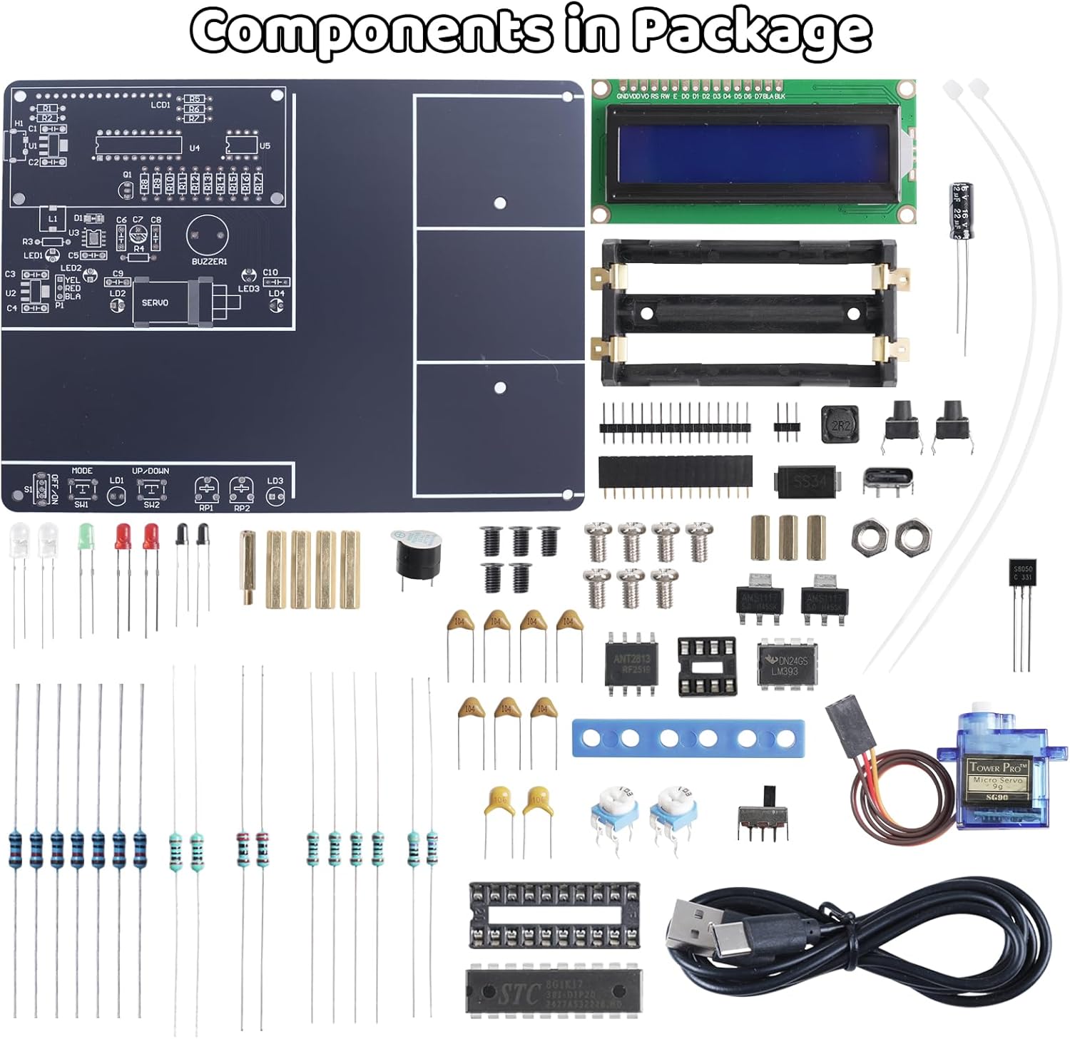 Mini Parking Lot Simulation Soldering Practice Kit, MIOYOOW DIY Garage Model Solder Kit with LCD Display and 4 Mini Cars, STEM Electronic Soldering Projects for Home and School Learning - Image 2
