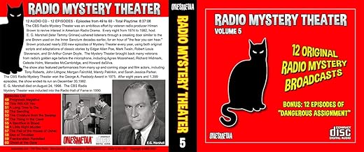 CBS RADIO MYSTERY THEATER Collection 3 - BOX SETS 5 and 6 - 24 Audio CD - 24 Shows – Episodes 49 to 72