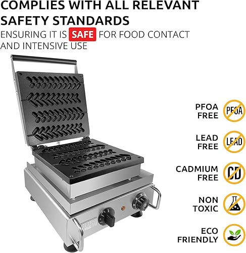 Miniatura 5 de ALDKitchen Máquina para hacer gofres  Plancha para gofres  Gofres en un palo  Máquina para hacer gofres  110 V (4 gofres de palo)