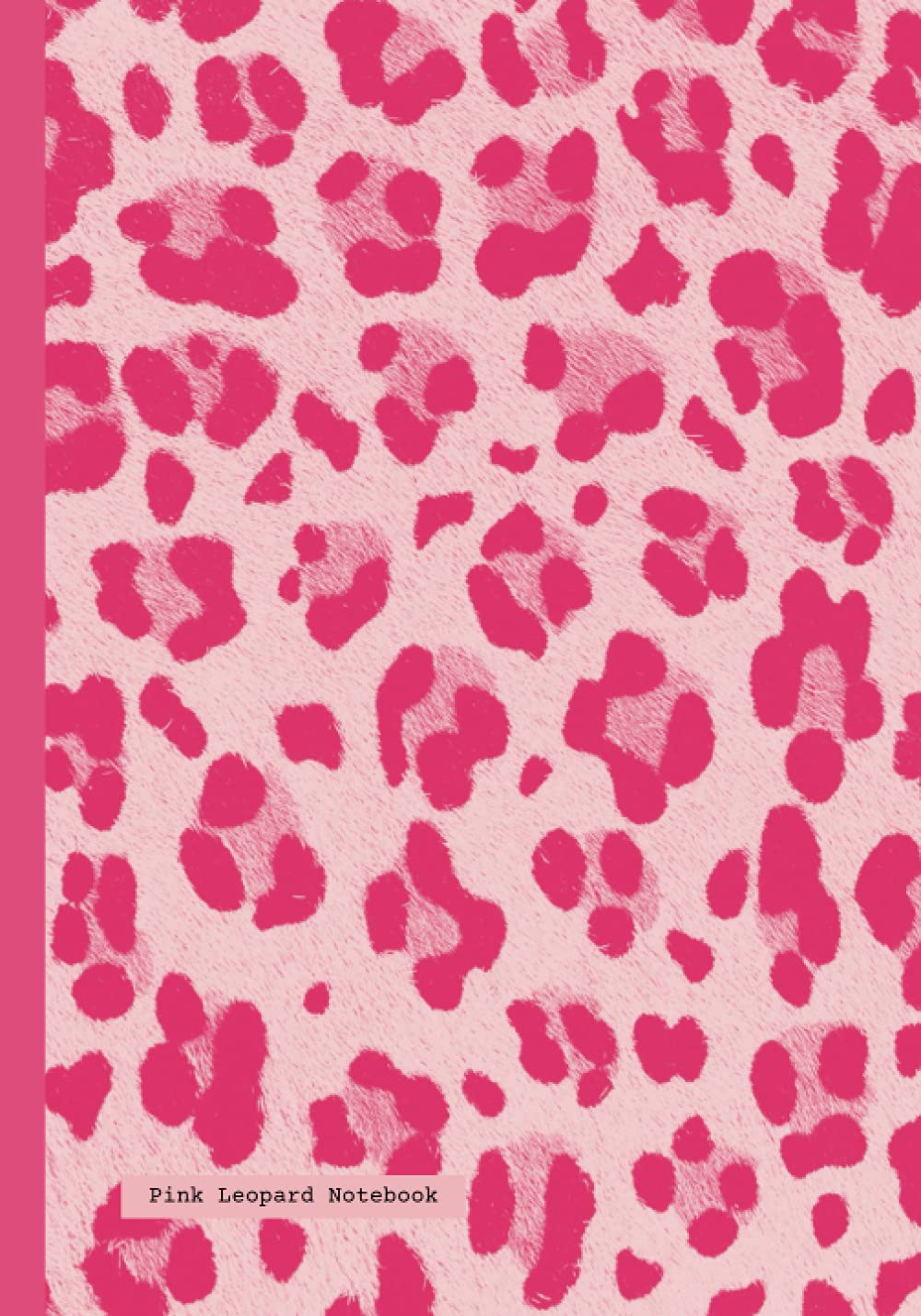 Pink Leopard Notebook Journal (College Ruled): 7 X 10 in (B5) Animal Print Composition Book 100 Pages