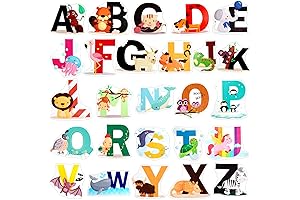 CCINEE Animal Alphabet Wall Decals: Transform Your Walls into a Learning Adventure