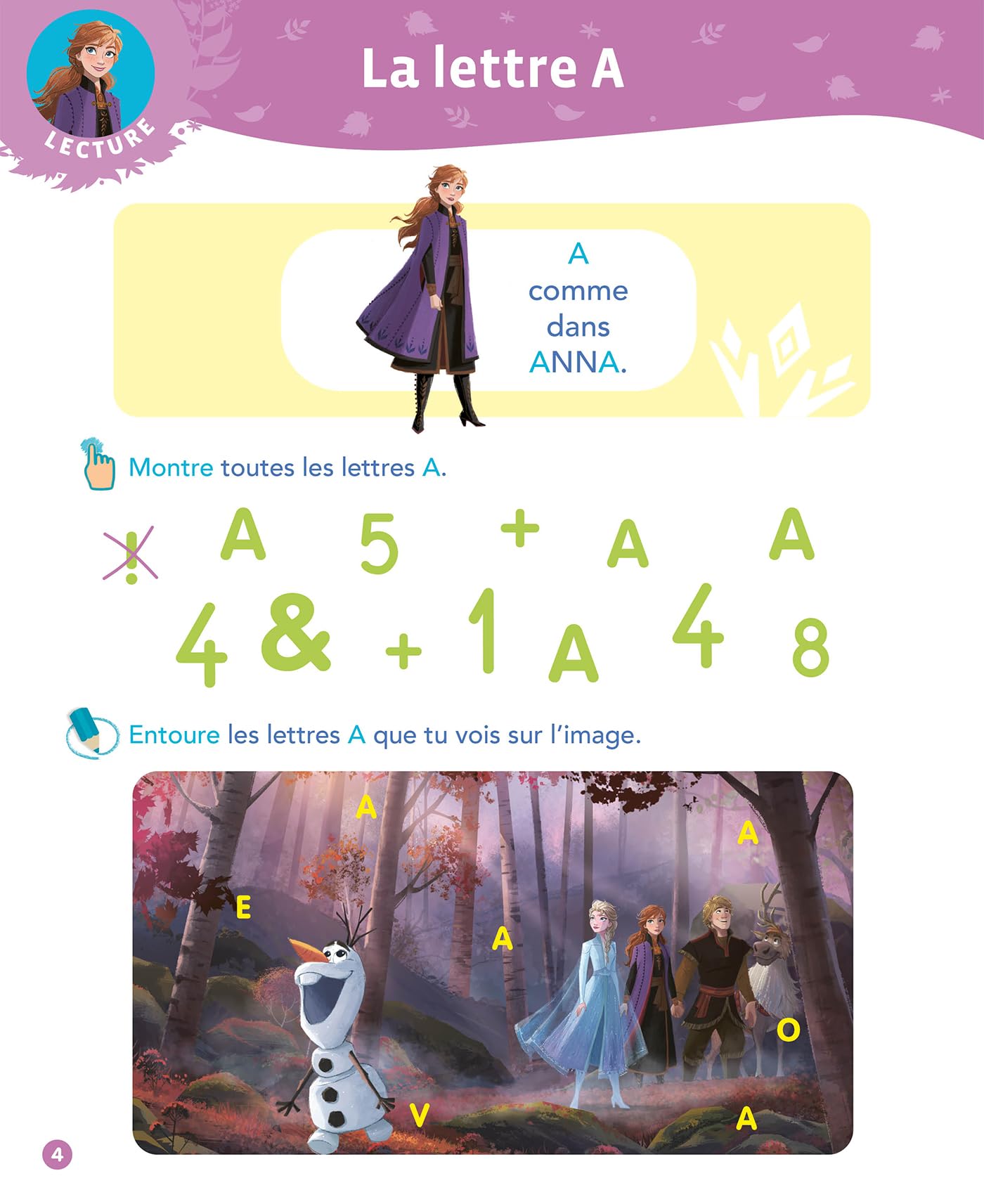 Disney - La Reine des Neiges 2 - Mon année Petite Section (3-4 ans)