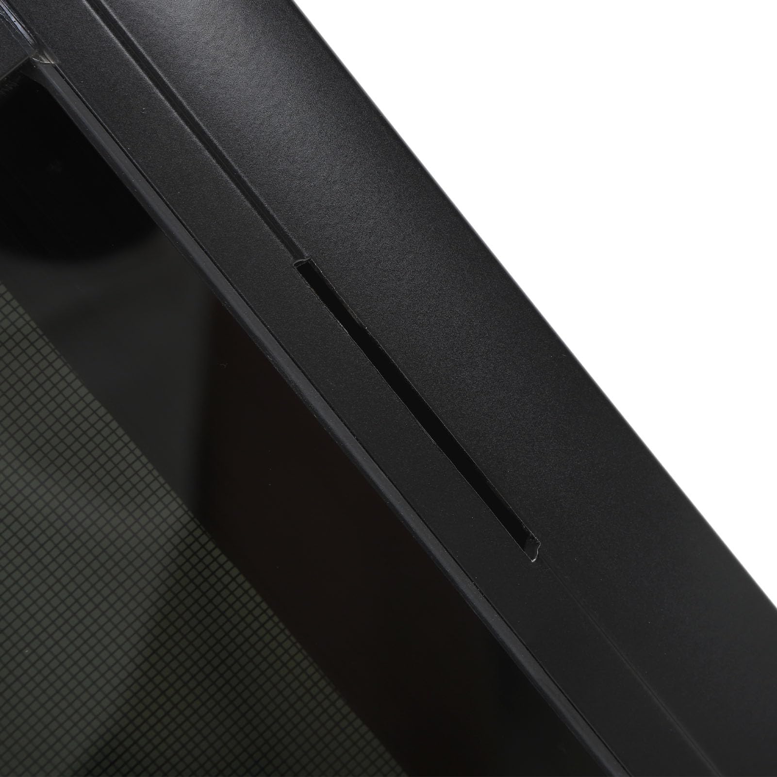 700 X 300 Mm en Verre trempé RV Fenêtre Coulissante Cadre en Alliage D'aluminium Noir avec écran Mobile pour Caravane, Camping-car, Remorque (Épaisseur de paroi applicable : 43 à