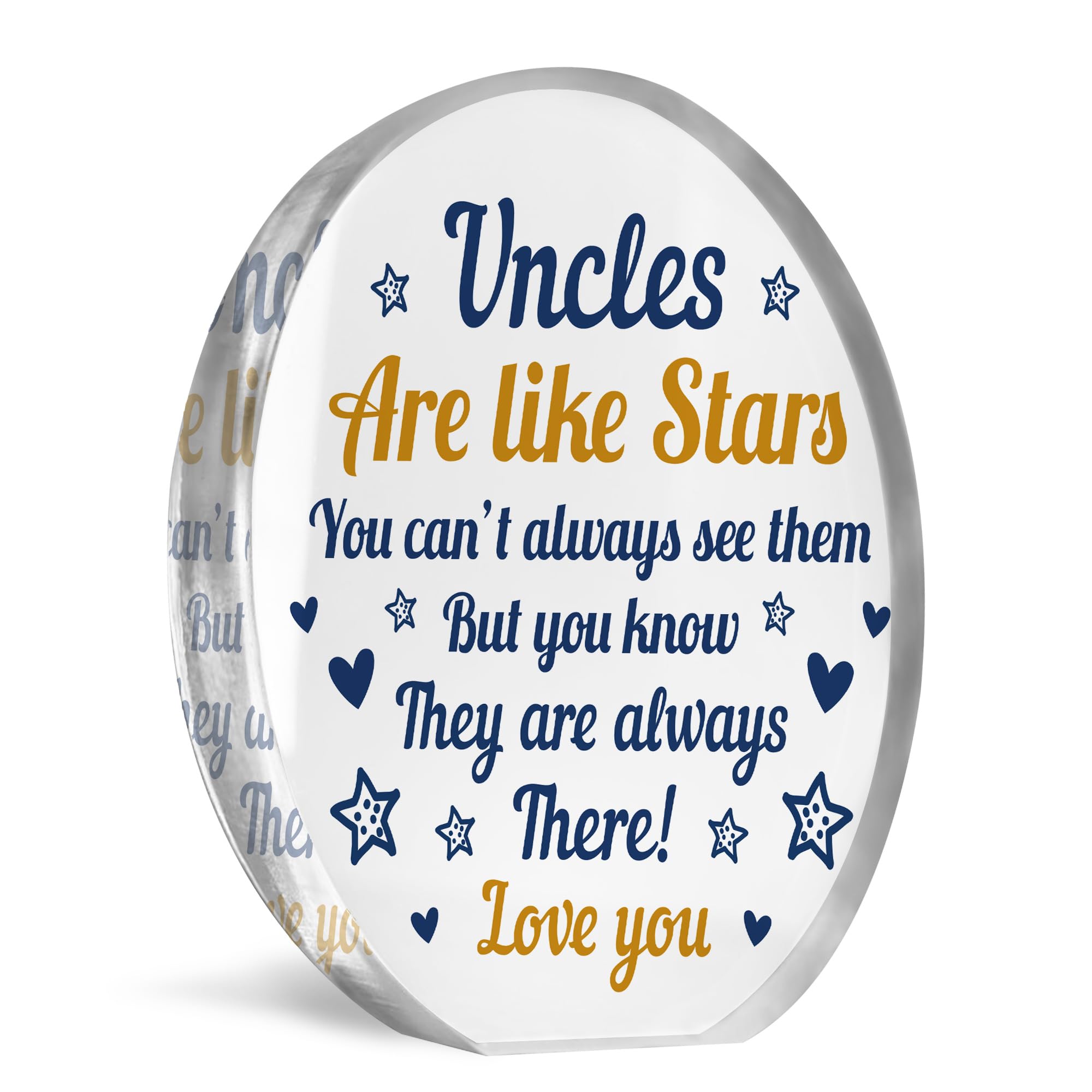 Red Ocean Gift For Uncle Birthday Christmas Uncles Are Like Stars Freestanding Plaque Uncle Gifts From Niece Nephew Thank You Gift For Him Uncle Men Keepsake Uncle Plaque