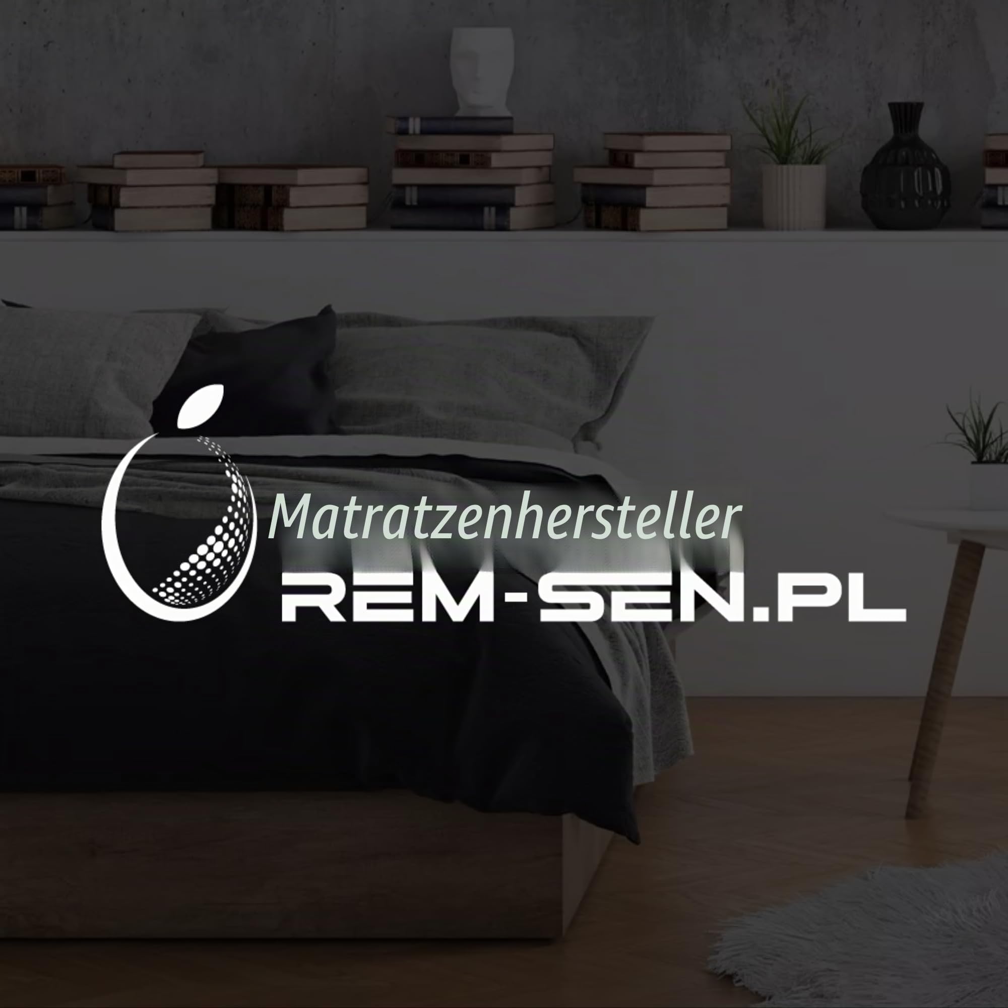 REM-SEN Matratzen Topper Matratzentopper 90x200 cm Höhe 5cm Härtegrad 3 (H3) Mattress Topper aus mittelfeste Polyurethanschaum, Dreilagige Membranhülle, Für Sofa oder jeden Platz, Öko-Tex Zertifiziert