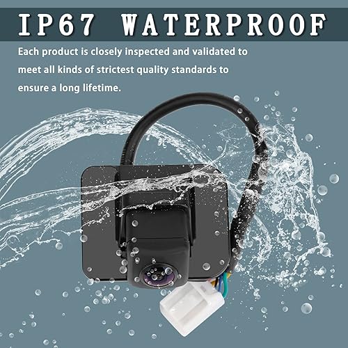 Miniatura 5 de 39530-T2A-A31 Cámara de respaldo de visión trasera compatible con Honda Accord Sedan EX-L 2014 2015, Accord Sedan 2016 2017 Reemplazo #